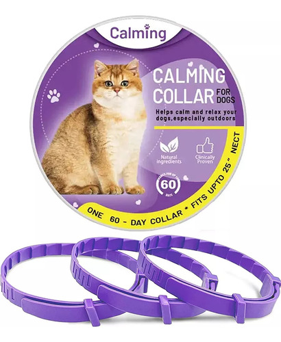 Collares Antiestrés Zyy Para Gatos, 3 Unidades, Feromonas