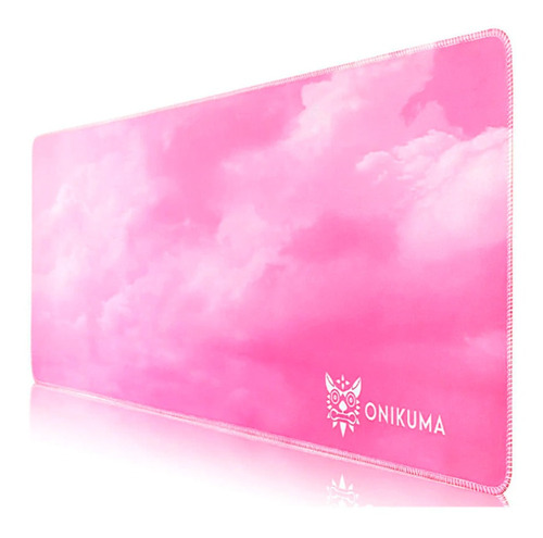 Mouse Pad Gamer Con Antideslizante Color Rosa 30x80cm