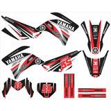 Kit Adesivo Trilha Gráfico Yamaha Xtz 250 Lander Factory 