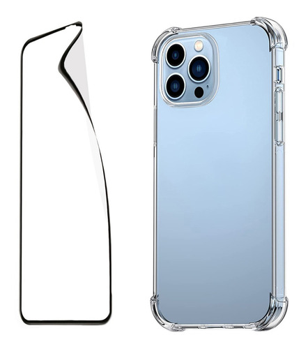 Carcasa Para iPhone 13 Pro Max Antigolpe + Lamina Hidrogel