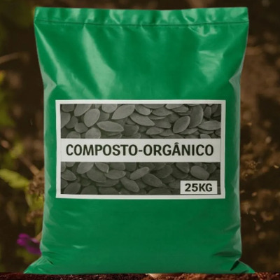 Fertilizante Orgânico Esterco Bovino 25kg Plantas Saudáveis | Parcelamento sem juros