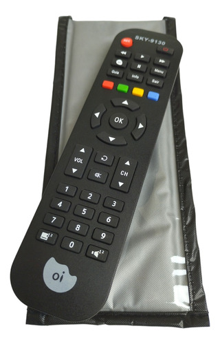 Controle P/ Oi Tv Hd Elsys Ses6 / Etrs33 / Etrs34 + Capa