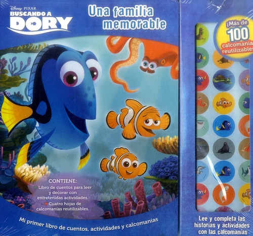 Libro Buscando A Dory - Una Familia Memorable Stickers - Var