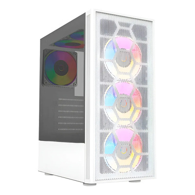 Gabinete Gamer Balam Rush Dragonfly Ii Mesh Gm740 Blanco | Envío gratis