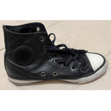 Botas Converse All Star Chuck Taylor Niño Usadas Negras