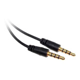 Cable De Audio Nisuta Mic Stereo 3.5mm 4 Secciones 2m 3,5 Mm
