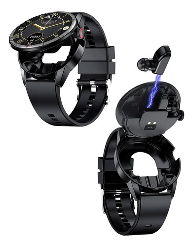 Smart Watch Reloj 2 En 1 Audífonos Inalámbricos Bluetooth 