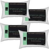 Pack X4 Almohadas Cdi Hotel American Pillow Vellon 50x70 Cm 