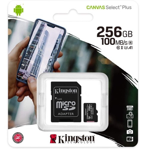 Cartão De Memória Kingston Micro Sd 256gb 