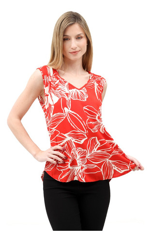 Musculosa Lino Estampado 20-9-1