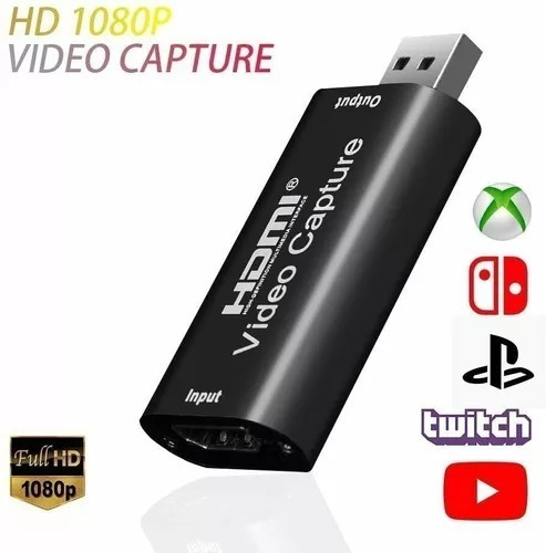 Tarjeta Capturadora Video Hdmi Usb Pc Windows Soporte 1080p