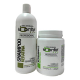 Vitamina E Keratina 1lt + Shampoo De Keratina  Colágeno 1lt