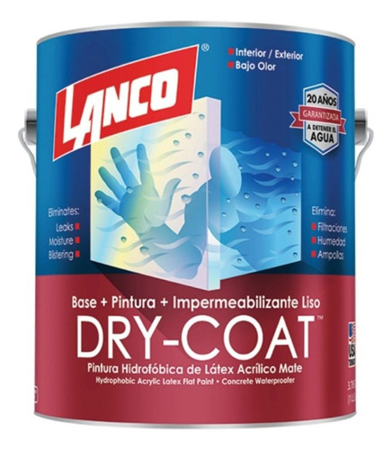 Lanco Esmalte Dry Coat Primer + Pintura + Impermeabilizante