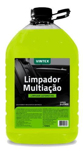 Limpador Multiação Vonixx 5l Apc Para Limpeza Pesada Autos