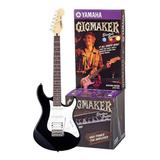 Yamaha Paquete De Guitarra Electrica Eg112gpiibl Black Color Negro Material Del Diapasón Palo De Rosa