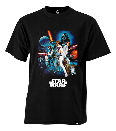 Star Wars Iv | Remera 100% ALG | Craneo Remeras De Cine