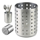 Escorredor De Talheres Inox Porta Utensílios Cozinha Mesa