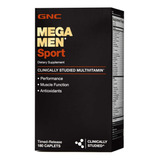 Mega Men Sport Gnc Multivitaminico 180caps/90serv Import Usa