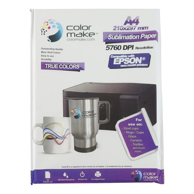 Papel Sublimación Sublimar A4 Color Make True Colors 100 Hojas Color Blanco | MercadoLibre
