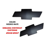Emblema Chevrolet Cheyenne 2003-2007 Color Negro Mate