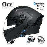 Bluetooth Casco Moto Abatible Ghira Lagar Certificado Dot