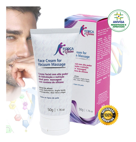 Creme Hidratante Rosto Homem Rejuvenescedor Firmador Control