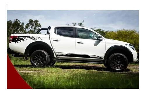 Vinil 4pz Stiker Calcas Rótulos Mitsubishi L200 2021