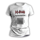 Remeras De Hombre Y Mujer Qr Interactivo Def Leppard - 3071