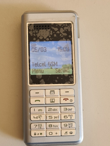 Alcatel E158a Telcel Color Plata