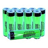 10 Pila Batería Recargable Protegida 18650 Ncr18650b Mh12210