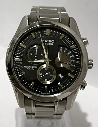 Impecable Reloj Casio Beside Chronograph Bem-501 No Citizen