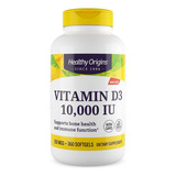 Healthy Origins Vitaminas D3 Organicas Pura +10000ui X360uni