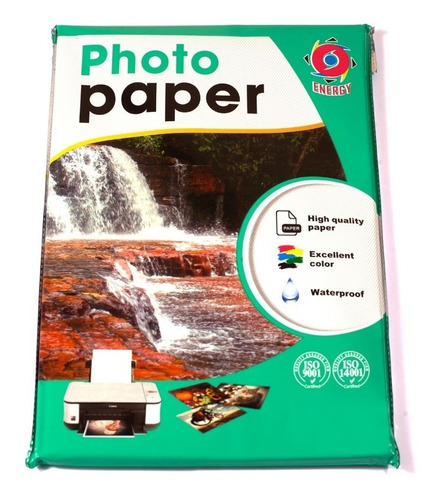 Papel Fotografico Glossy 115 Grs. A4 100 Hojas