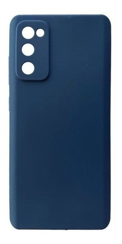 Capa Capinha Compatível Com Galaxy S20 Fe Silicone Premium Cor Azul-marinho