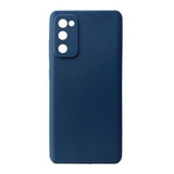 Capa Capinha Compatível Com Galaxy S20 Fe Silicone Premium Cor Azul-marinho