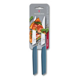 Cuchillos Carne Swiss Modern Azul 6.9006.12w2b Victorinox