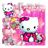 50 Art Globos Hello Kitty Gatita Banderin Kawaii Candy Bar