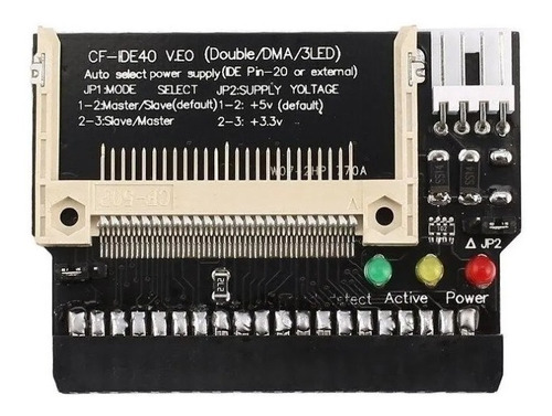 10 X Adaptador Ide Cartão Memória Compact Flash 40 Pin Ribpr