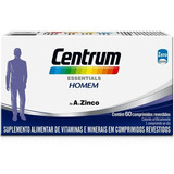 Centrum Essentials Homem De A- Zinco C/ 60 Comprimidos 