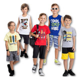 Kit 5 Conjunto Infantil Verão Roupa Barato Atacado Revenda