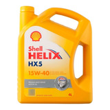 Aceite De Motor Shell Helix Hx5 15w40 Mineral X 4 Litros