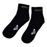 Medias Roxy Lifestyle Mujer Logo Pack X2 Negro-blanco Cli