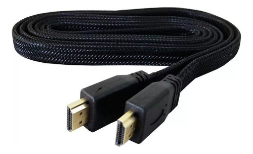 Cabo Hdmi 3 Metros Blindado Ultra Hd 4k 3d Banhado À Ouro