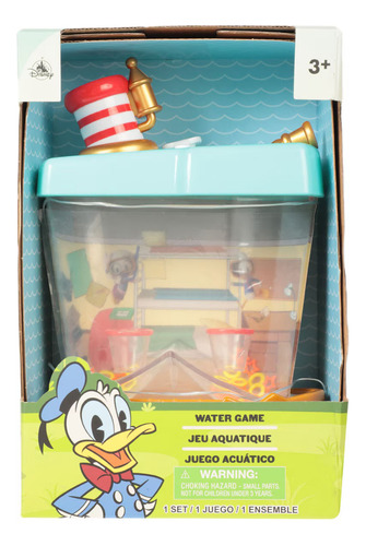 Disney Store Juego Acuatico Aritos Barco Pato Donald