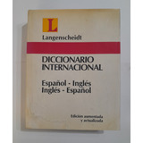 Diccionario Internacional Español-inglés / Inglés -español