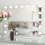 Kucitup Vanity Mirror Espejo De Maquillaje Con Luces, Aument