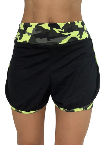 Short Running Deportivo Respirable Con Calza Lady First