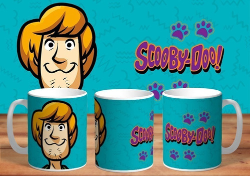 Taza - Tazón De Ceramica Sublimada Scooby-doo: Shaggy