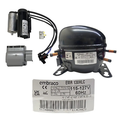 Compresor Embraco 1\u002F3+ 134a Baja Media Presión Lbp\u002Fmbp | MercadoLibre