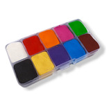 Paleta De Maquillaje Base Agua Pintacaritas Mate 200gr